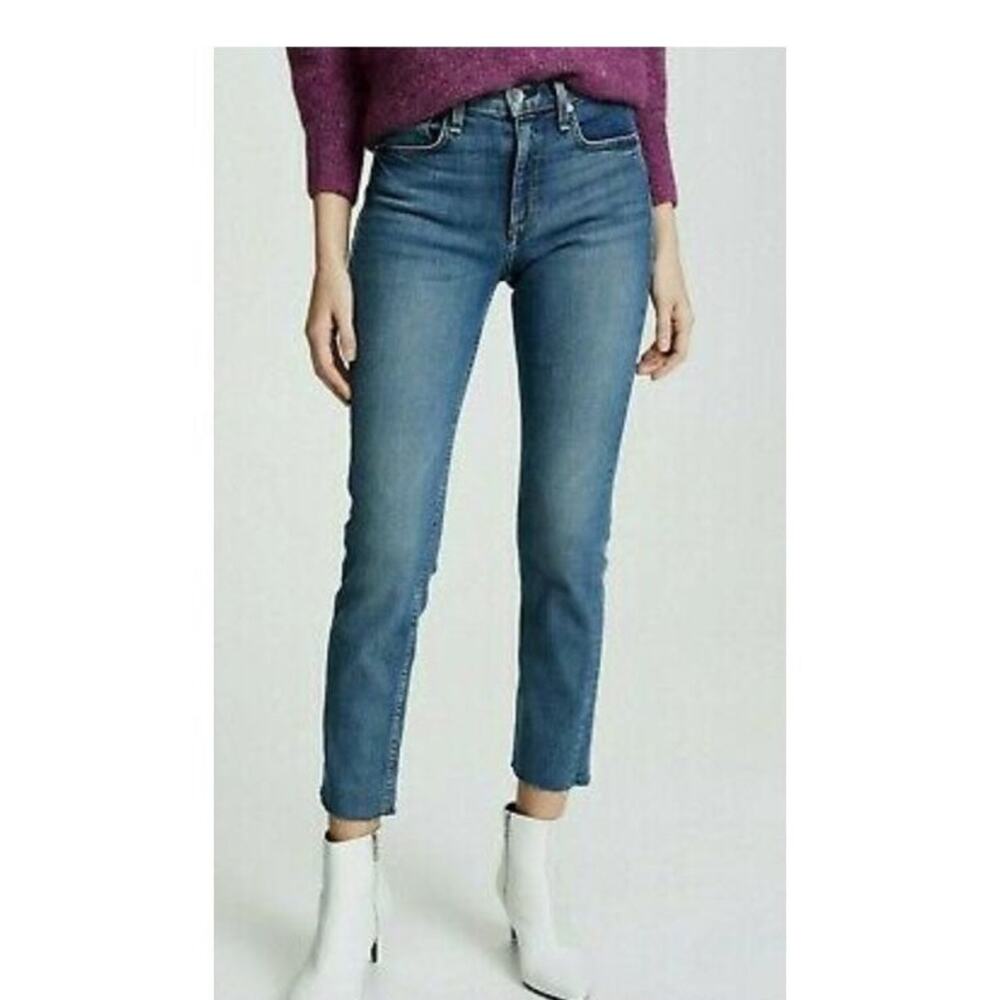 Rag & Bone Nina High Rise Ankle Skinny Jeans Blue Denim Women’s New - Size 24